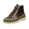 Winterboots GANT "Nebrada", Herren, Gr. 40, braun (dunkelbraun), Leder, casual, Schuhe, Schnürboots, Outdoorschuh mit Warmfutter