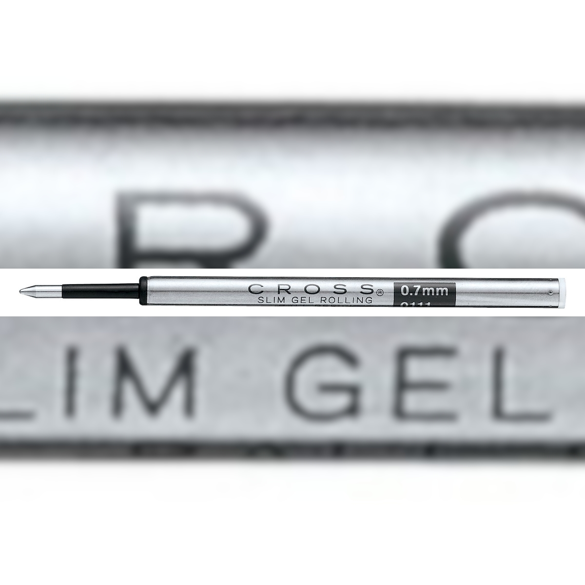 Cross Gel-Rollerballmine Slim schwarz 0,7 mm, 1 Stück im Blister Image