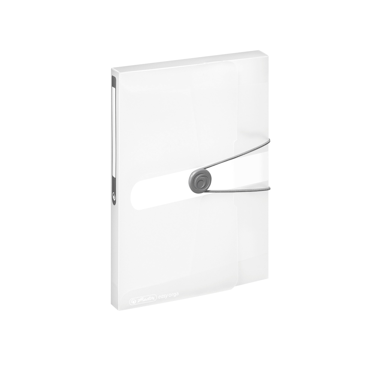 Herlitz Sammelbox A5 PP transparent farblos Rückenbreite 2,5cm, Rückenetikett Image