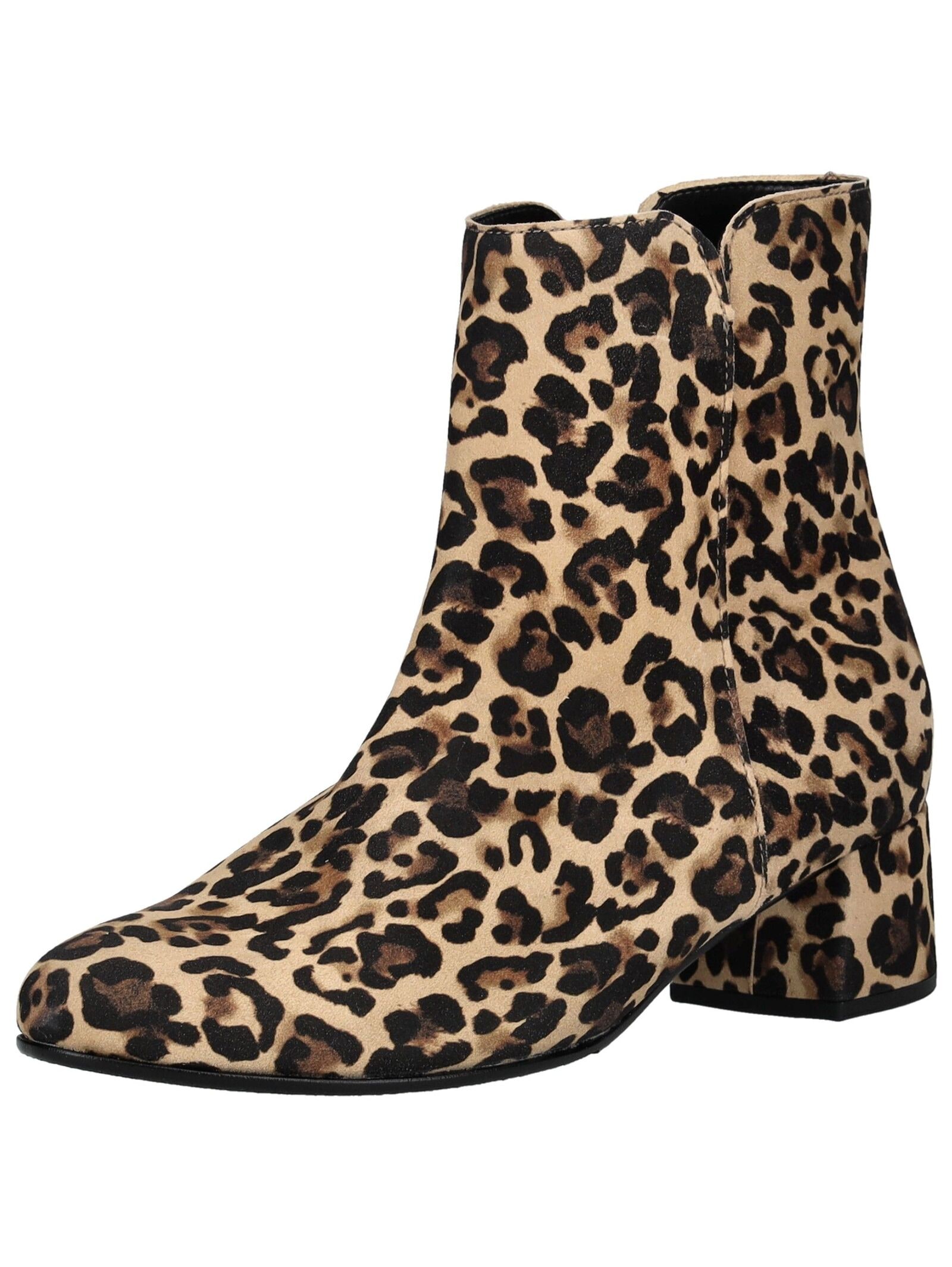 Stiefelette GABOR "Gabor Stiefelette Leder", Damen, Gr. 38, leopard, Leder, Schuhe Stiefelette