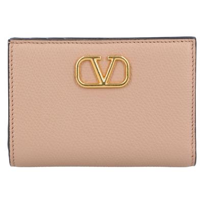Valentino Garavani `Vlogo Signature` Klapp-Französisches Portemonnaie