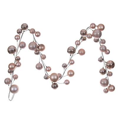 Vickerman 786888 - 10' Rose Gold Mt Sh Prl Ball Garlnd 2-4