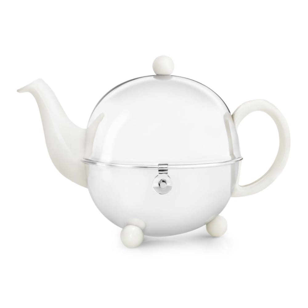 Teiera 1.3 L in acciaio inossidabile 202 bianco