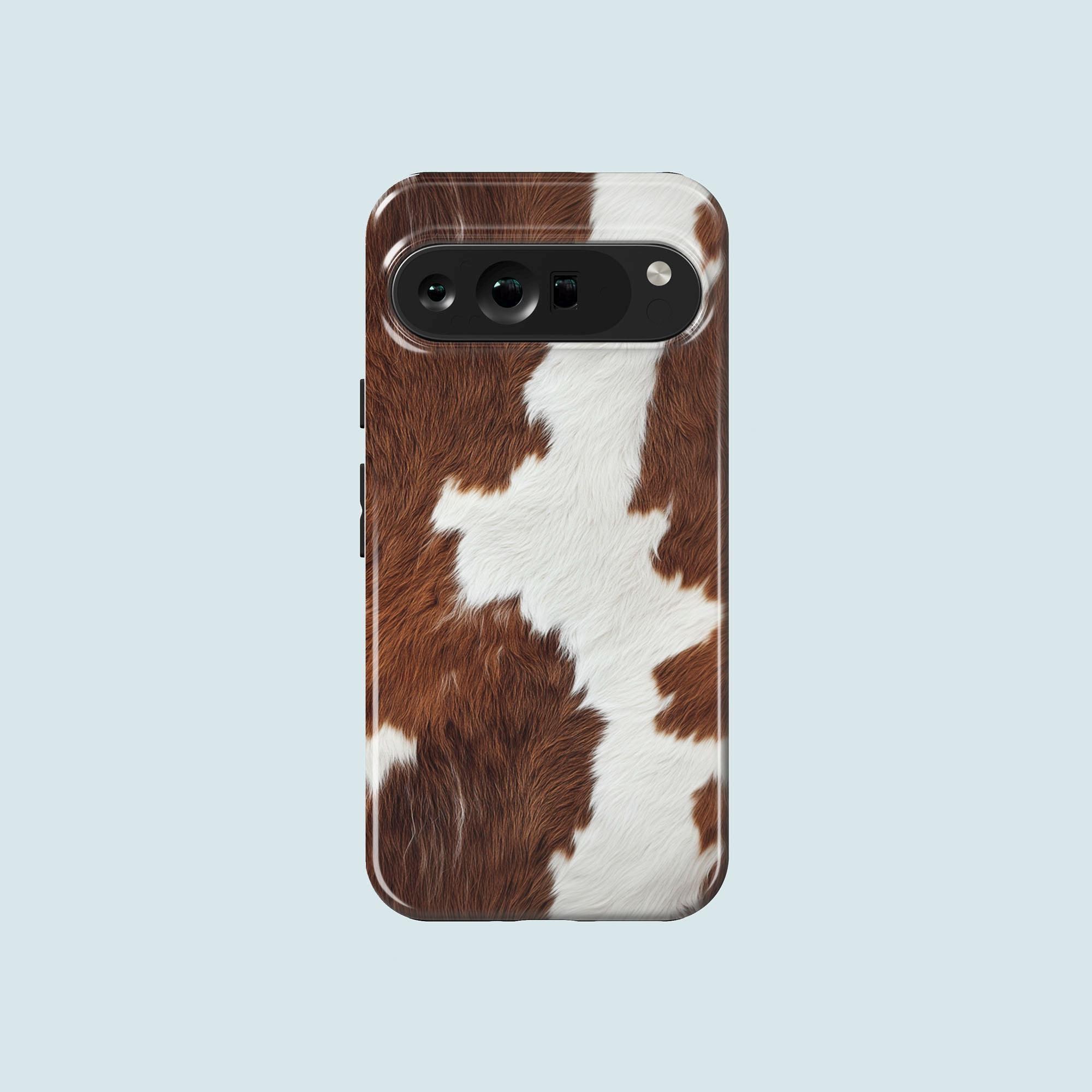 Custodia per telefono con stampa di mucca, custodia per telefono con stampa di animali, adatta per Google Pixel 10 Pro XL 9A 9 Pro XL 8 8A 7A 7 Pro Pi