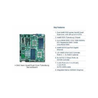Supermicro X8DT3 Server Board - Supermicro Intel 5520 Enhanced SpeedStep Technology Socket B 6.4GT