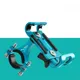 Aluminum Alloy Motorcycle Bike Phone Holder Anti-slip MTB Bike Phone Mount Bracket Universal Bicycle Phone Stand for Smartphones