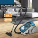 Aspirapolvere a contenitore senza sacco da 2800 W, filtrazione multiciclonica, aspirapolvere con filo per pavimenti duri, tappeti, peli di animali domestici 15000PA