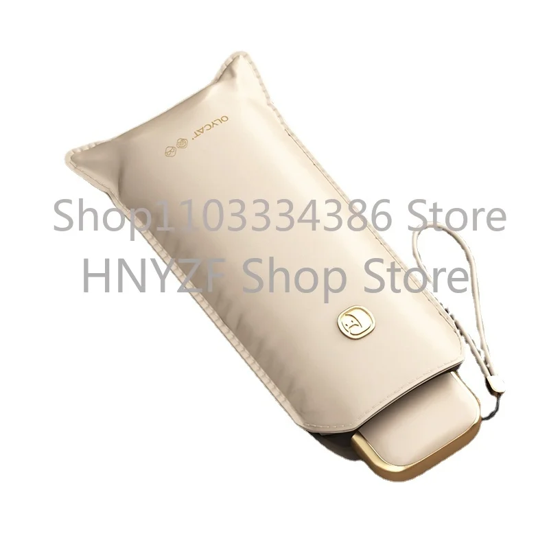 Flache niedliche Mini-Telefon Regenschirm für Frauen UV Sommer Schatten Regenschirme tragbare Outdoor-Tasche Sonne Sonnenschirm Regenschirm für Mädchen Image