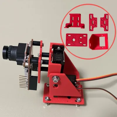 1Set Servo-betriebene 2-achsen Gimbal Montage Halterung Pan-Tilt FPV Kopf Tracking Kamera Halterung für RC Drone stabilisierung Fotografie
