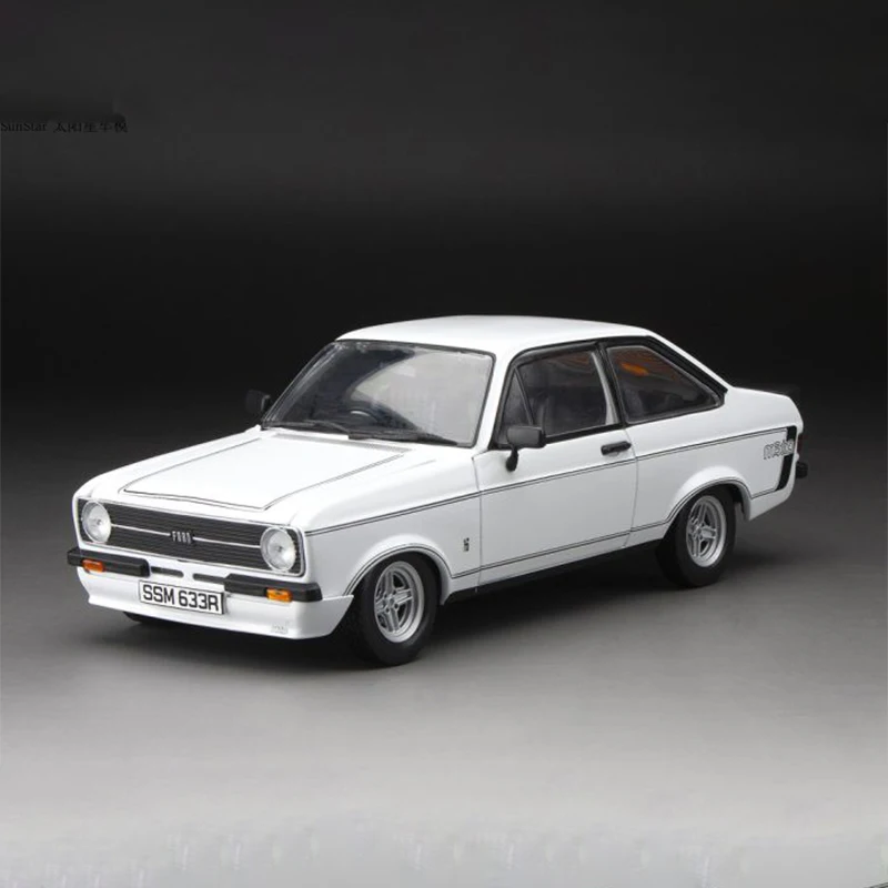 Druckguss Original Maßstab Ford Escort Mkii Rs Mexiko Simulation Legierung Auto Modell statische Anzeige Sammler Geschenk Souvenir Image