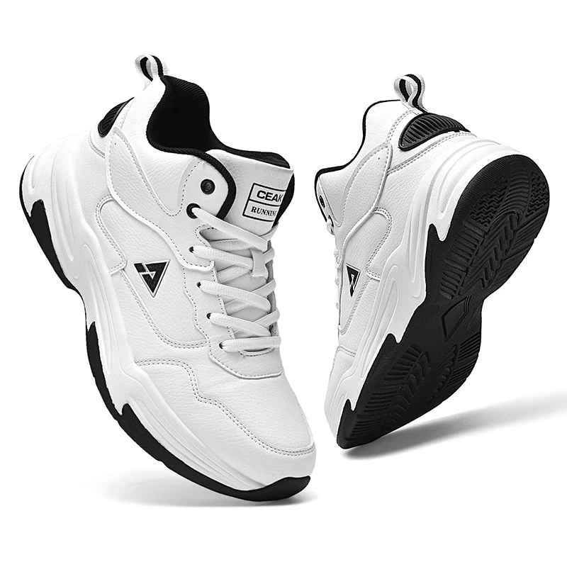 Hochwertige Freizeit-Sneaker für Herren in Übergröße, vier Jahreszeiten, weiche Sohle, atmungsaktive Outdoor-Laufschuhe, leichte Sportschuhe für Studenten Image