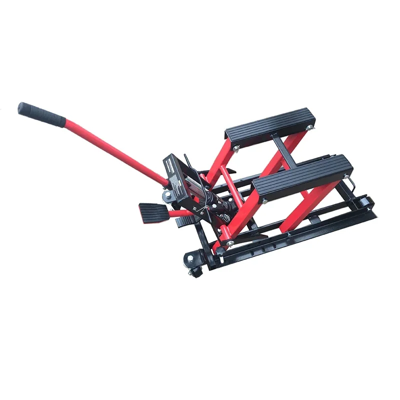 Hydraulische Hebeplattform für Kfz-Hebeplattform, Reparaturplattform für Motorrad-Hebeplattform mit doppelter Schere, hydraulische Motorrad-Hebeplattform Image