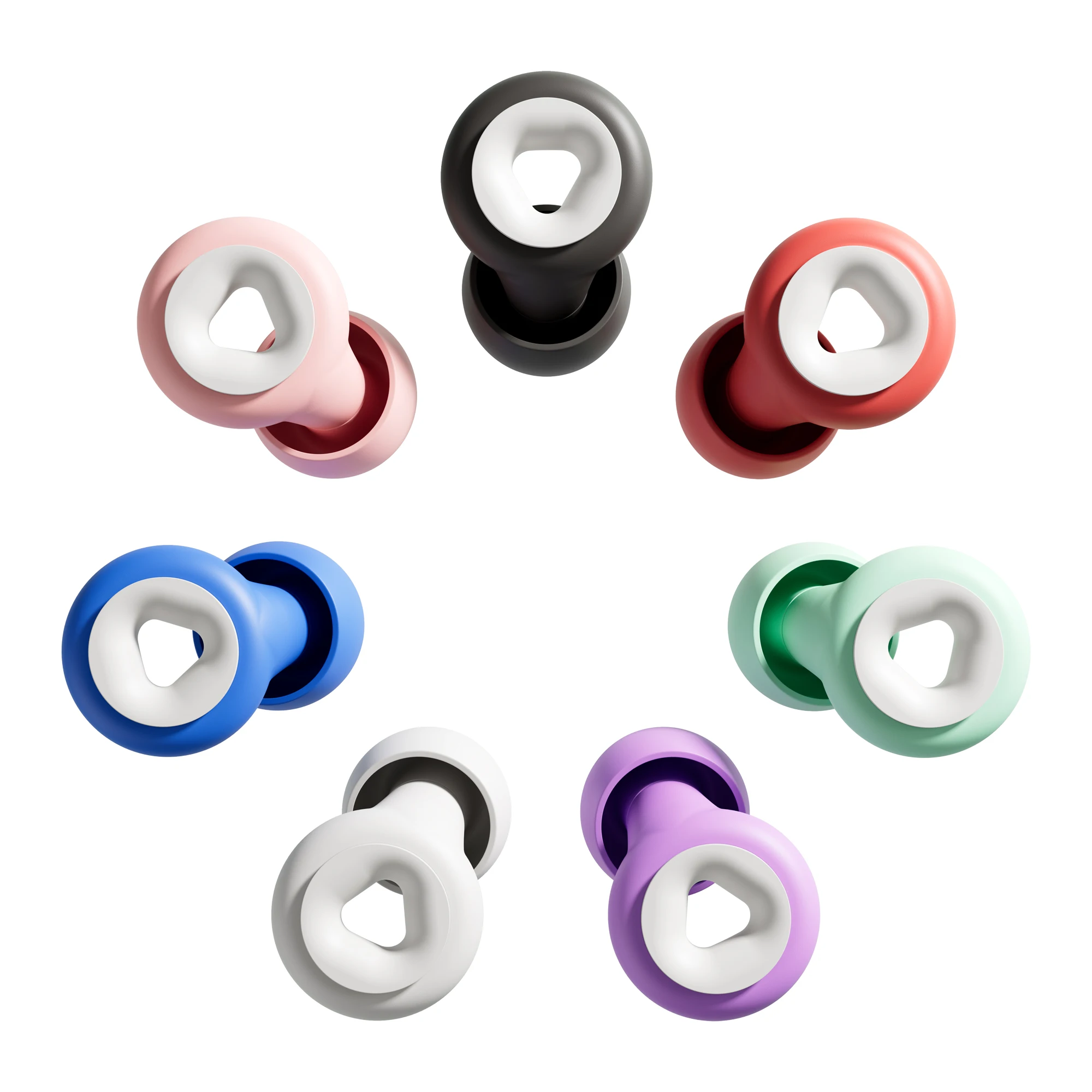 HUAK 1 Set Silikon-Ohrstöpsel – wiederverwendbar mit zusätzlicher Abdeckung, ideal zum Schwimmen, Schlafen, Lernen, Konzerte und Motorradfahrer Image