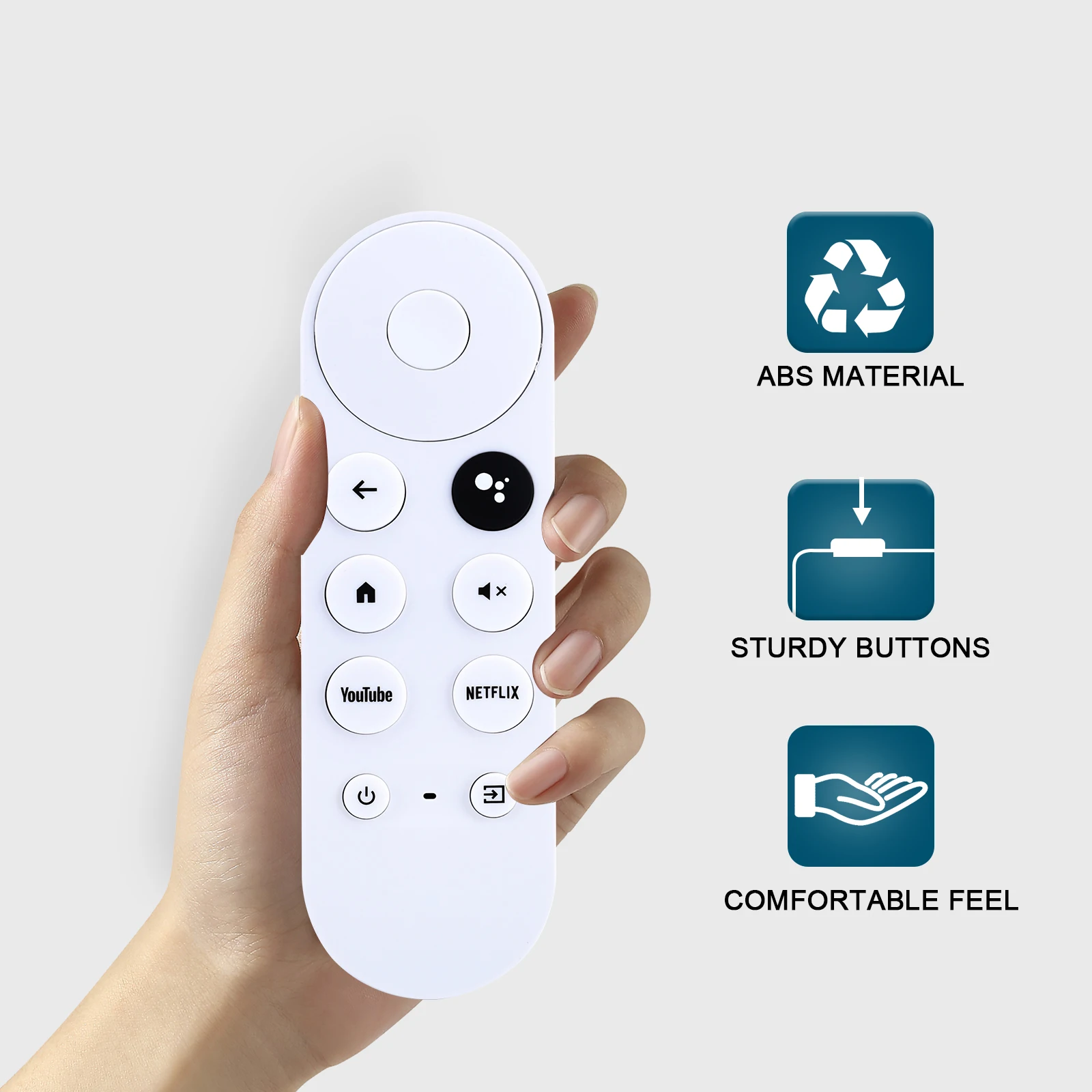 Nur Google TV Streamer Snow Chromecast Go Remote Ersatz für Google Chromecast mit Google TV Remote ​
