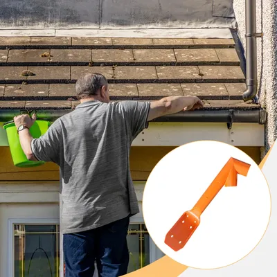 Gutter Cleaner Adjustable Versatile Removing Leaves from Roofs and Ladder Garden Cleaning Tool Accessory for Autume Garden