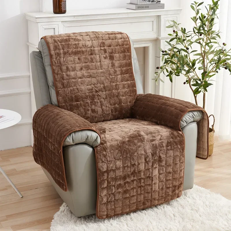 Winter-Sofabezug aus Plüsch-Flanell für Haustiere, Schonbezug für Sofas, Liegesessel, 3-Sitzer-Sofa