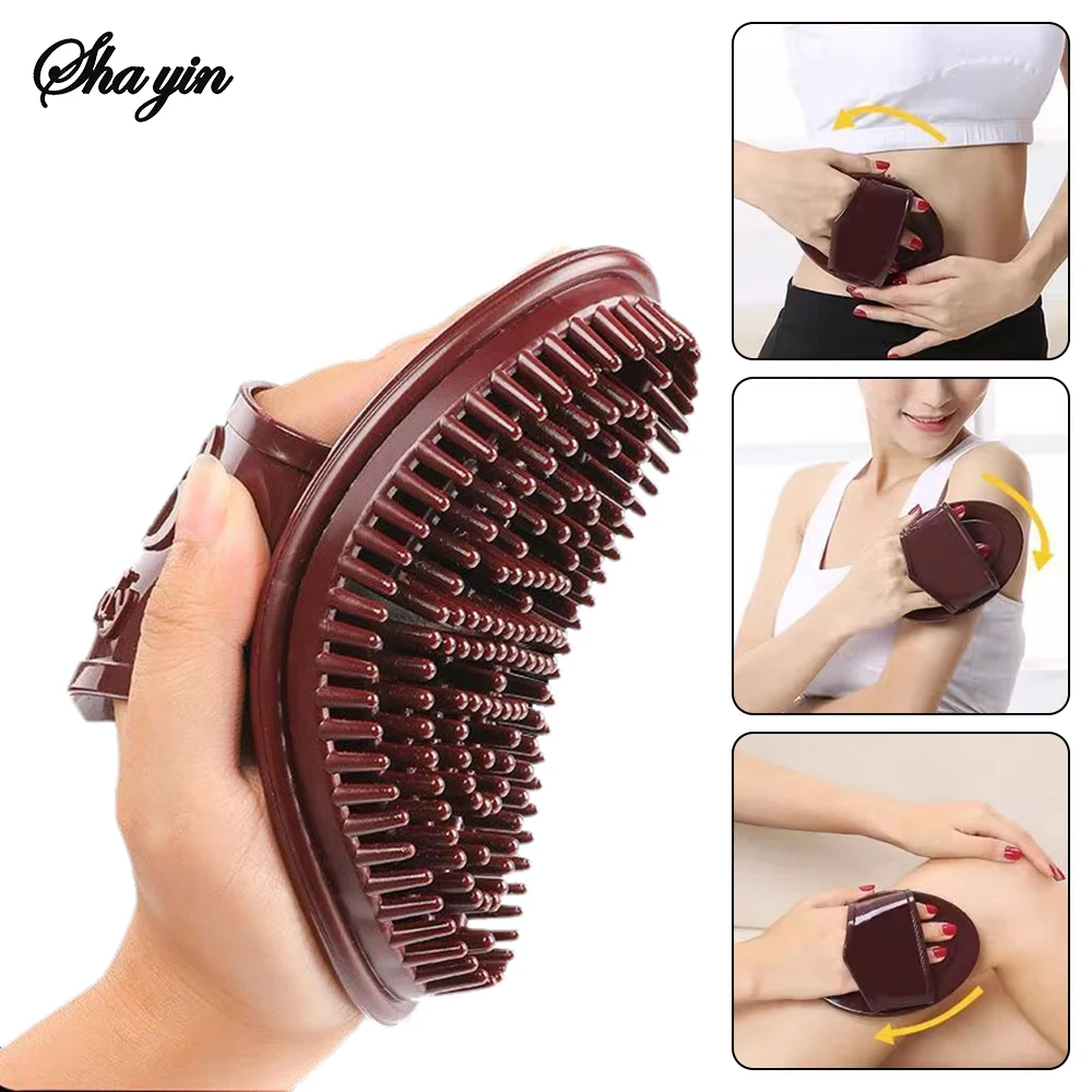 Brosse amincissante méridienne, dragage, Massage méridien, cinq éléments, beauté du corps, jambe, outil universel de grattage en Silicone, soins de santé, 1 pièce