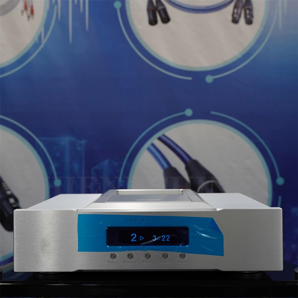 Jay's Audio CDT-2 MK3 HIFI Reiner Digitaler Plattenspieler OCXO Konstanttemperatur-Uhr CDM4 Treiber -I2S AES RCA BNC OLED-Display Image