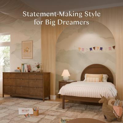 Babyletto Bondi Twin Bed - Natural Walnut