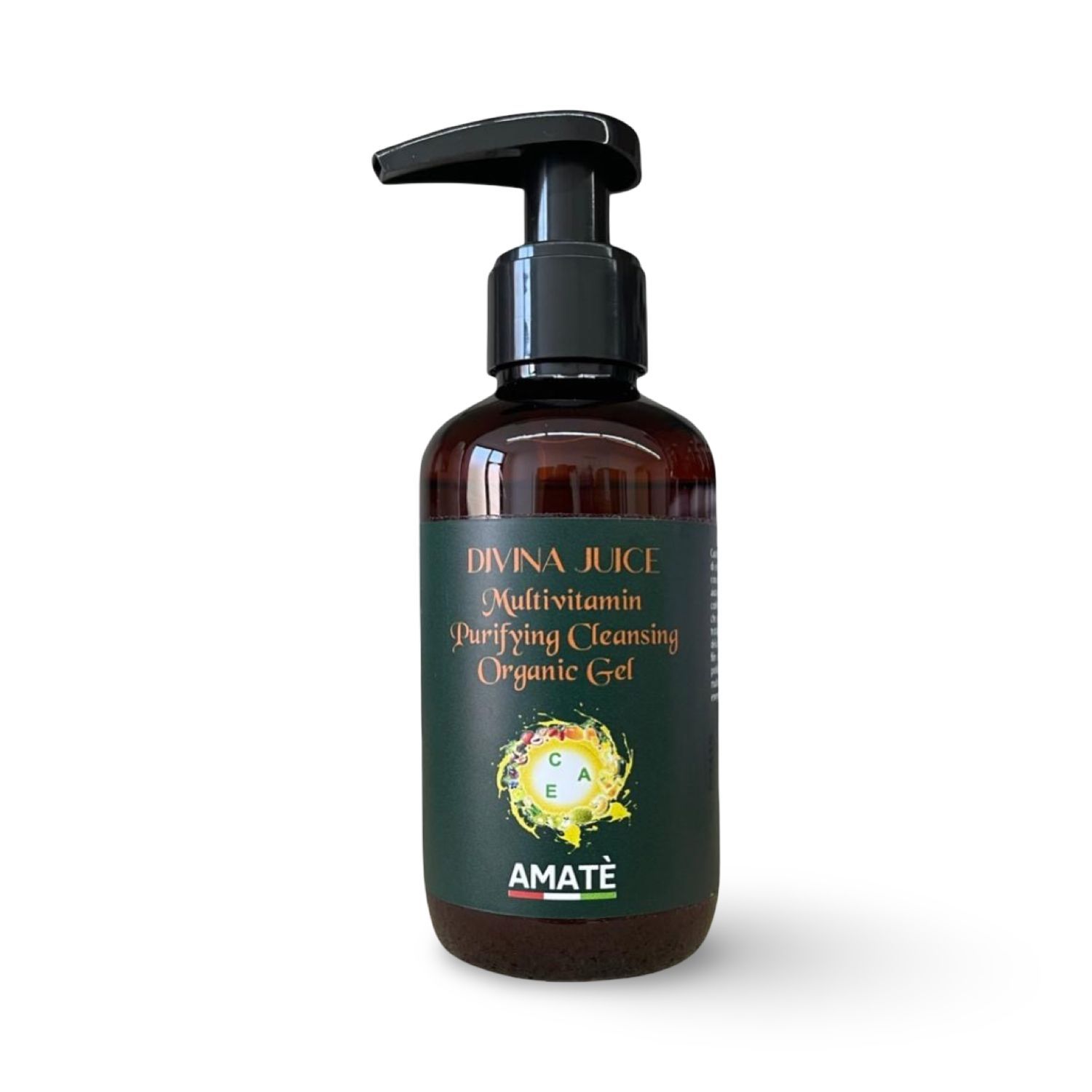 Amatè Gel Detergente Viso Multivitaminico Bio Divina Juice 150 ml