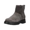 Stiefelette HÖGL "Högl Stiefelette Veloursleder", Damen, Gr. 39, grau (iron), Veloursleder, casual, Schuhe