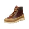 Schnürstiefelette GANT "Gant Stiefelette Leder", Damen, Gr. 41, braun (cognac), Leder, casual, Schuhe
