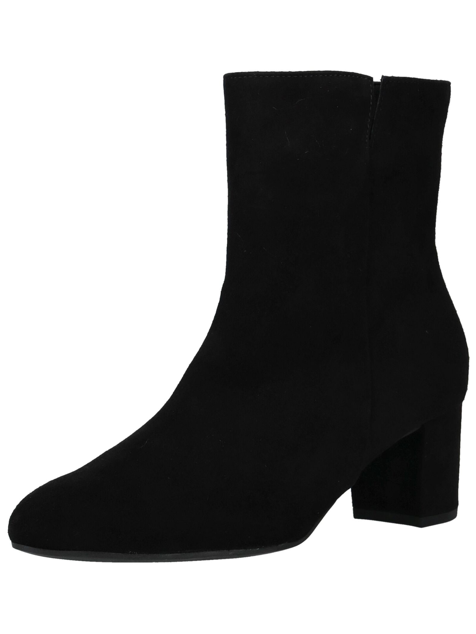 Stiefelette GABOR "Gabor Stiefelette Veloursleder", Damen, Gr. 41, schwarz, Veloursleder, Schuhe