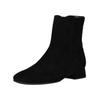 Stiefelette GABOR "Gabor Stiefelette Veloursleder", Damen, Gr. 42, schwarz, Veloursleder, elegant, Schuhe