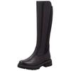 Stiefel REMONTE "Remonte Stiefel Leder/Textil", Damen, Gr. 37, schwarz, Leder, Textil, casual, Schuhe