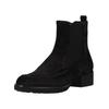 Stiefelette HÖGL "Högl Stiefelette Veloursleder", Damen, Gr. 39, schwarz, Veloursleder, casual, Schuhe