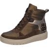 Schnürboots WALDLÄUFER "K-SANSA", Damen, Gr. 5,5 (38,5), braun, bronzefarben, leo, Veloursleder, Nubukleder, Lackleder, unifarben mit Farbeinsätzen, modisch, Schuhe, Schnürstiefelette, Komfortschuh in Extraweite K