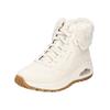 Schnürstiefelette SKECHERS "Skechers Stiefelette Lederimitat/Textil", Damen, Gr. 40, weiß, Lederimitat, Textil, casual, Schuhe