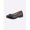 Slipper CAPRICE, Damen, Gr. 41, schwarz, Glattleder, Lackleder, sportlich, Schuhe