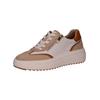 Plateausneaker CAPRICE "Caprice Sneaker Leder", Damen, Gr. 42, weiß (weiß, beige), Leder, casual, Schuhe
