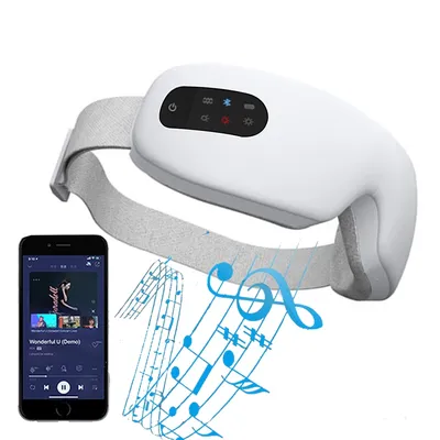Eye Massager with Heat Smart Eye Care Device with Music for Migraines Relax Reduce Eye Strain Dark Circles Eye Bag Improve Sleep