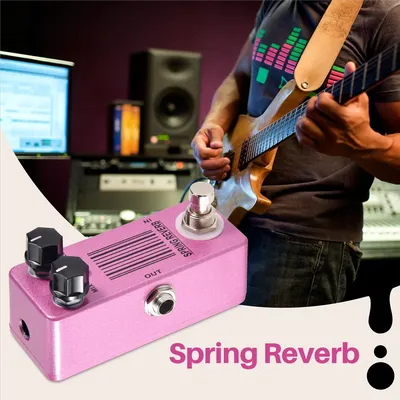 MOSKY MP-51 Spring Reverb Mini Single Guitar Effect Pedal True Bypass Guitar Parts & Accessories Rich
