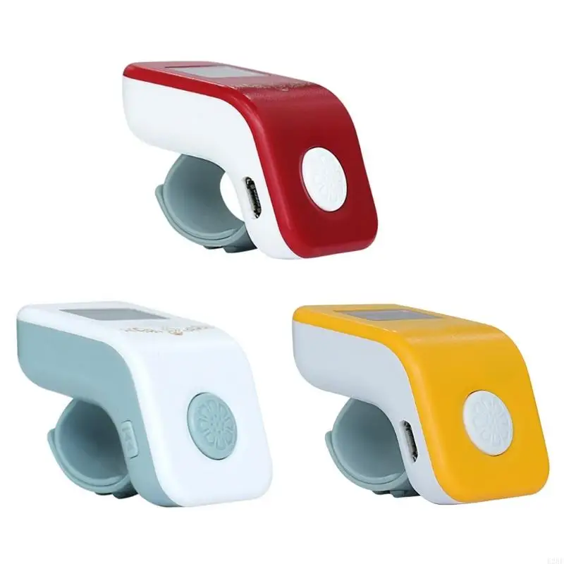 E28F Finger Counter LCD Display Electronic Digital Tally Counter with backlit Finger-Ring Type 5-Digit Buddha Counter Clicker