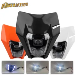 Motorcycle Headlight LED for KTM EXC SXF XCW 150 250 300 450 Headlamp Fairing Accessories Dirt Bike Supermoto Motocross