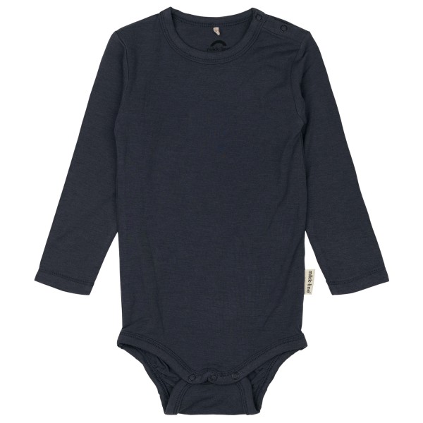 Mikk-Line - Kid's Wool/Bamboo L/S Body - Merinounterwäsche Gr 80 blau