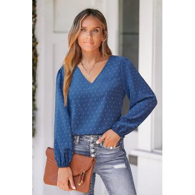 Guiding Light Blue Top