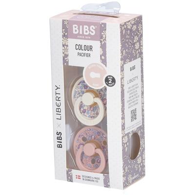 Bibs Fopspeen Liberty Eloise Blush Duo 6-18 2 St Schnuller Image