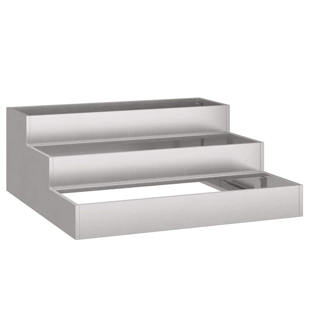 vidaXL Gartenblumentopf Rostig 90 x 90 x 35 cm Image