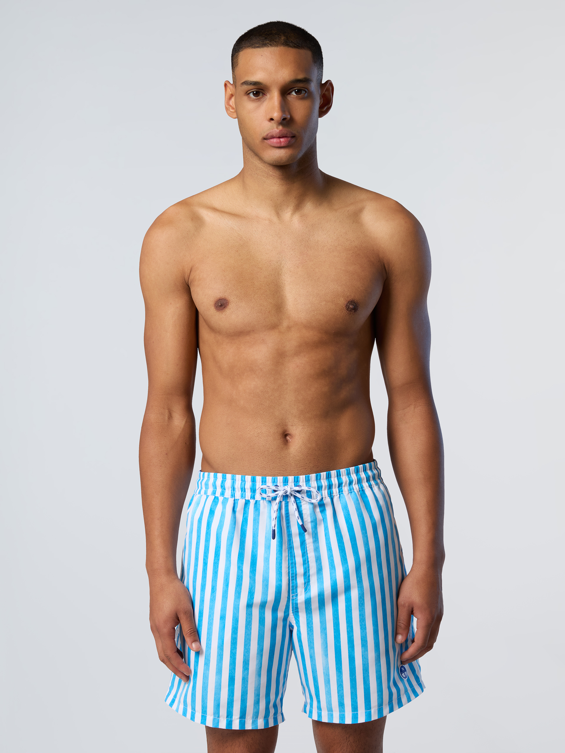 North Sails Badeshorts Bedrucktes Pfirsichleder Image