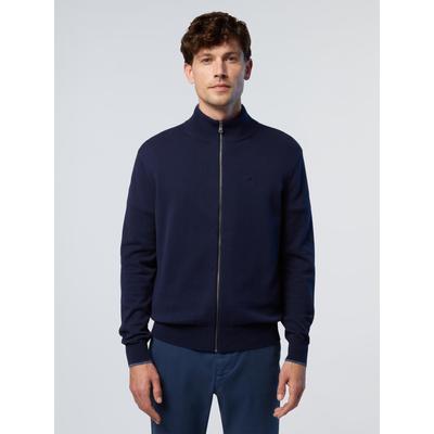North Sails Pullover Durchgehender Reißverschluss mit gesticktem Logo Image