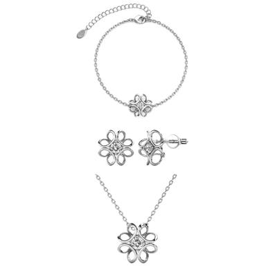 Narzissenparuren - Silber und Kristall Image