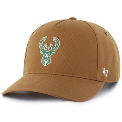 Carhartt x '47 Braune Milwaukee Bucks Hitch Verstellbare Mütze für Herren Image