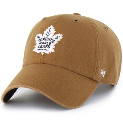 Carhartt x '47 Braune Toronto Maple Leafs Clean Up Verstellbare Mütze für Herren Image