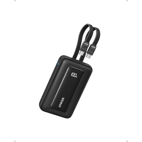 Anker Zolo Powerbank (10.000mAh, integriertes 2 x USB-C Kabel)