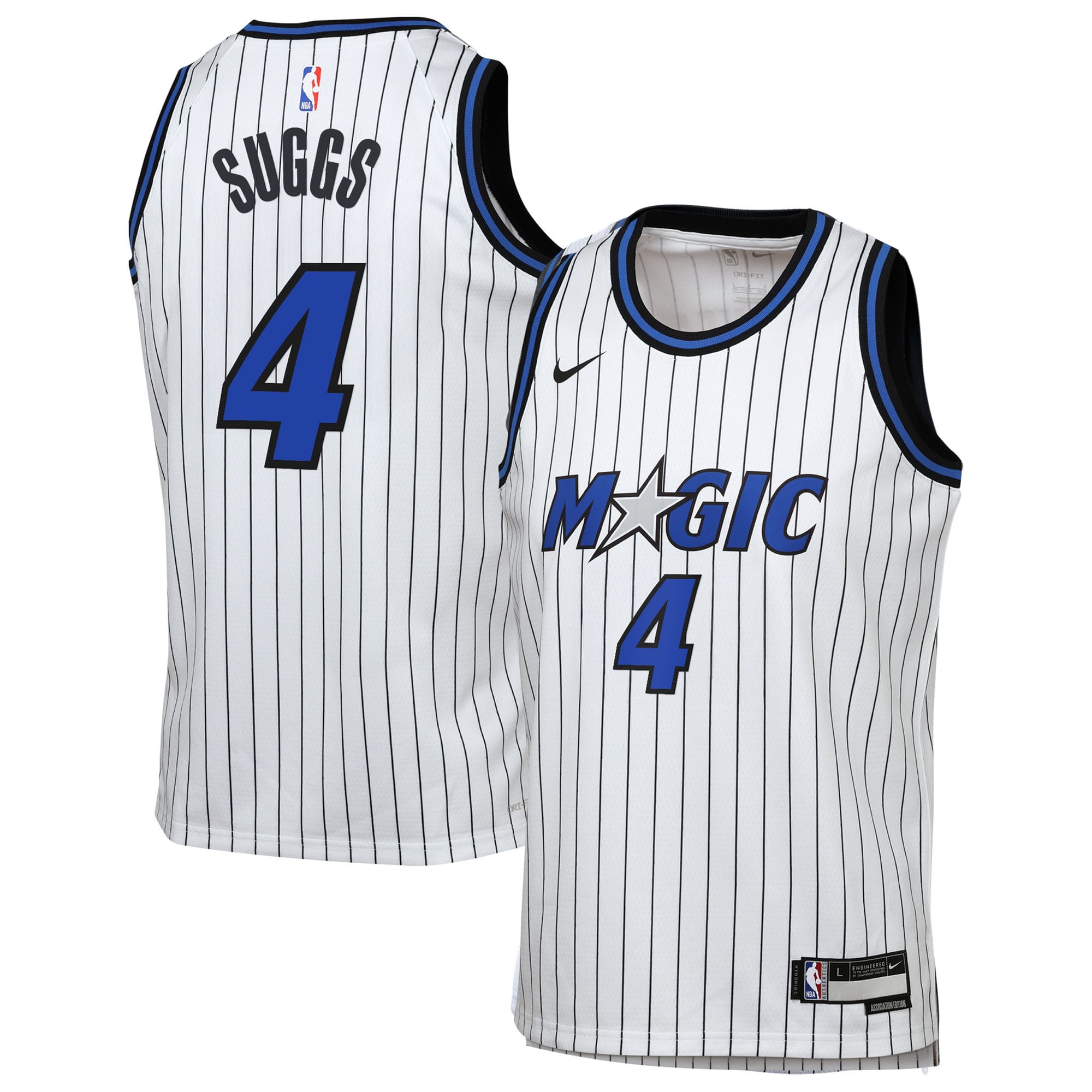 Maillot Nike Réplique Association Swingman des Orlando Magic - Blanc - Jalen Suggs - Jeunes - unisexe Taille: XL (18/20)