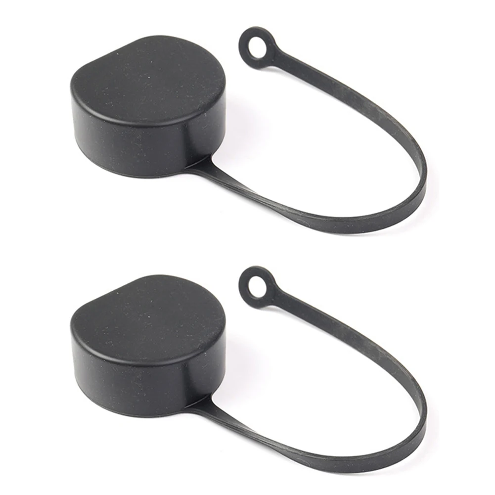 2 stücke Elektrische Fahrzeug Ladegerät Port Abdeckung Typ 2 Schutzhülle PVC Ladegerät Port Abdeckung Elektrische Ausrüstung Liefert Image